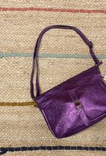 Charger l&#39;image dans la galerie, Sac béa   bandoulière en cuir lise   , glitter leather  bag , sac à main , maroquinerie

