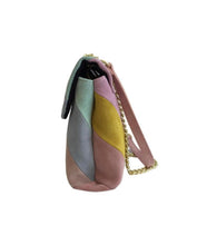 Charger l&#39;image dans la galerie, Sac bandoulière en cuir rainbow bag medium , leather bag , sac à main , maroquinerie
