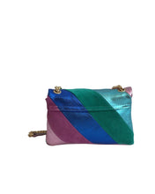 Load image into Gallery viewer, Sac bandoulière en cuir rainbow bag petit format , leather bag , sac à main , maroquinerie
