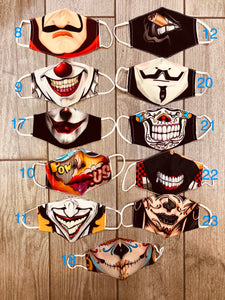 Lot de 10 masques assorties 3D uns1 , masque catégorie 1